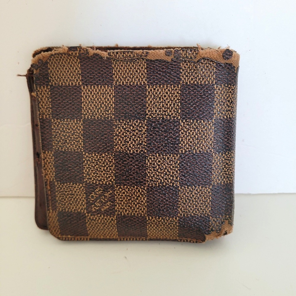 Louis Vuitton Damier Ebene Compact Wallet CA0064 Brown Checkered Bifold Spain - Picture 2 of 12